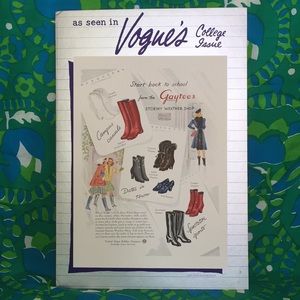Vogue Cardboard Advertisement